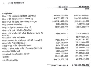 Cen Land’s annual profits plummet to 2.5 billion VND, with nearly 60% of assets being accounts receivables.