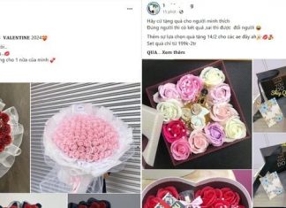 Valentine’s Gifts Overflow the Online Marketplace, Prices Range from a Few Tens of Thousands of Dong to Millions of Dong