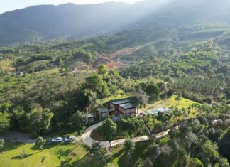 Enthralled by the captivating open design of this house.