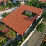 Traditional architectural charm in a red-tiled house