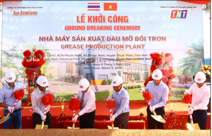 Invest $5.5 million in Vietnam’s first lubricating oil production plant project