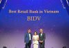 BIDV secures record-breaking 9 awards for Best Retail Bank in Vietnam
