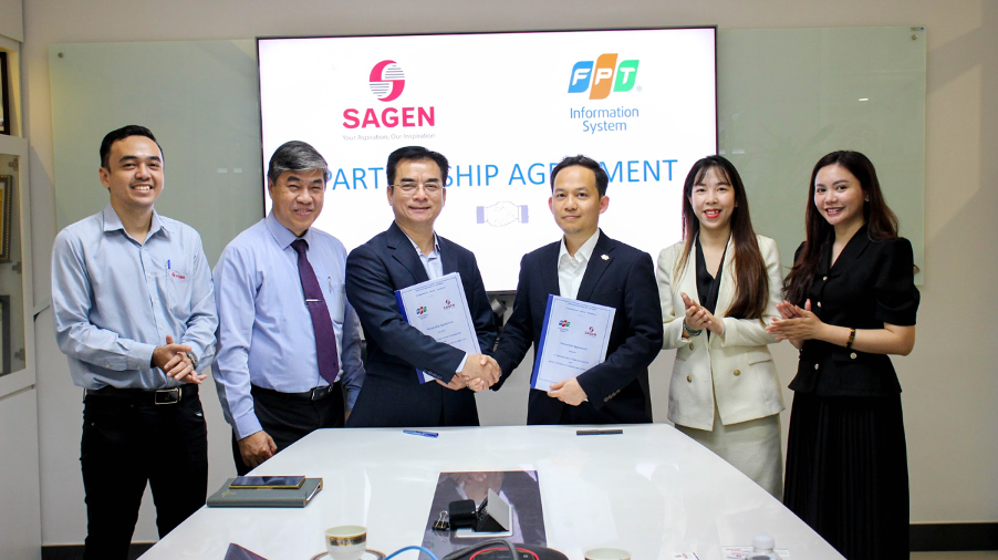 Sagen partners with FPT IS to drive green transformation in construction of factories and buildings.