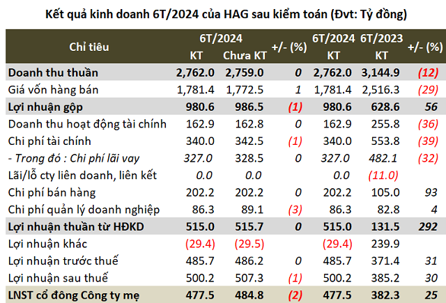 The Accumulated Loss of Nearly a Trillion Dong: HAG’s Response to Audit’s Doubt Regarding its Going Concern
