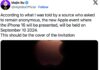 Apple’s iPhone 16 Event Invite Leaks, But It’s Fake News!
