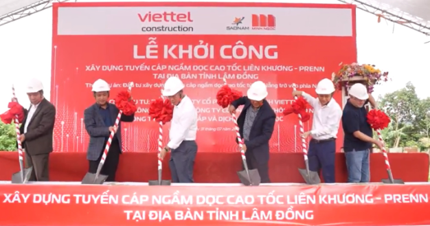 Viettel Construction Commences Work on the Lien Khuong – Prenn Underground Cable Route