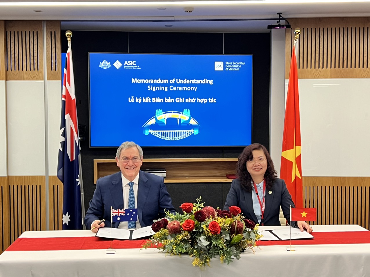 The Securities and Exchange Commission of Vietnam Signs an MoU with the Australian Securities and Investments Commission