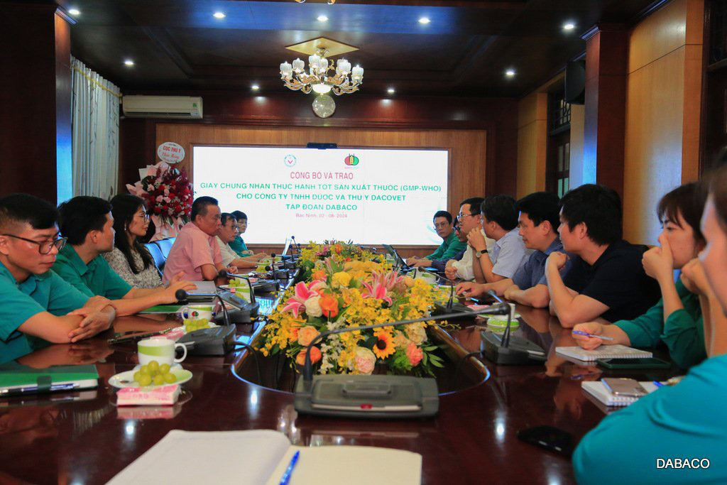 Dabaco’s Dacovet Plant Receives GMP-WHO Certification, Bringing African Swine Fever Vaccine Closer to Commercialization