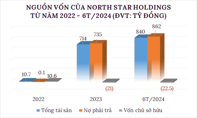 “North Star Holdings Clears Bond Debt, Negative Equity Exceeds VND 22 Billion”