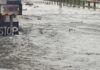 The Heavy Rainfall Submerges Sections of National Highway 1A
