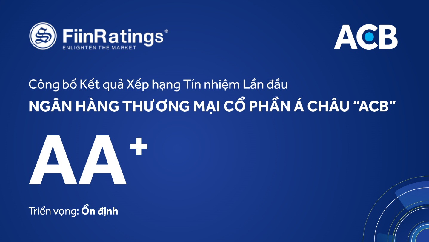FiinRatings: ACB Ranks Highest in the Credit Rating Agency Performance Evaluation
