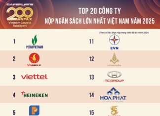 Unveiling Vietnam’s Top 200 Tax-Contributing Enterprises: A Colossal Collective Contribution of 794 Trillion VND, with Vingroup Closing in on PetroVietnam’s Top Spot