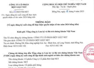 Laundry Detergent Company to Pay 65% Cash Dividend