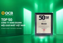 Sustainable Business Excellence: OCB Ranked Among Vietnam’s Top 50 Most Effective Companies