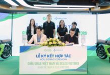 Grab Drivers Get $430 Support for Riding Vietnamese Electric Motorcycles: Battery Swaps Available at Petrolimex Stations