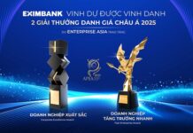 Eximbank Honored with “Asia’s Outstanding Enterprise” and “Fast-Growing Enterprise” Awards at APEA 2025