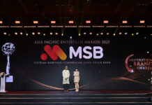 MSB Honored as “Asia’s Outstanding Enterprise” and “Inspirational Brand”