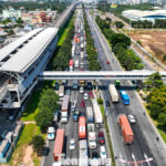 Strategic Placement of 8 Elevators Across 7 Pedestrian Overpasses at Metro Station No. 1