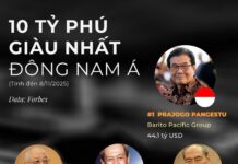 Southeast Asia’s Top 10 Billionaires: Where Does Pham Nhat Vuong Rank with His $19 Billion Fortune?