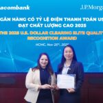 Sacombank Honored with J.P.Morgan Chase Award, Solidifying Its Leadership in International Payment Processing in Vietnam