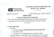 ACBC Announces Public Offering of ACBC-AGF Fund Certificates