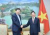 Deputy Prime Minister Hồ Đức Phớc Meets with Chairman of China’s Hua Tie Group
