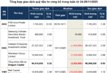 Prominent Investment Fund Movements in the Last Week of November