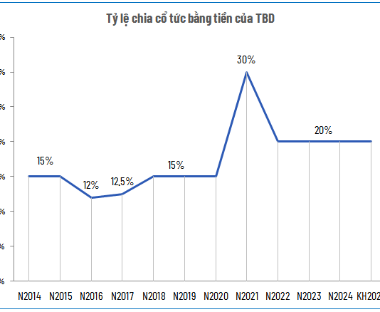 “TBD Sustains 3 Consecutive Years of 20% Cash Dividend Payouts”