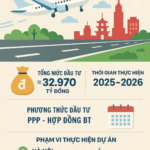 Official: $1.4 Billion Allocated to Connect Vietnam’s Capital with a 5-Star Airport, Led by Top-Tier Conglomerate