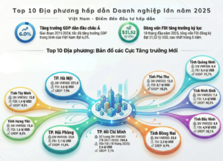 Top 10 Most Attractive Locations for Major Corporations in 2025: Bac Ninh Leads in New and Adjusted FDI Capital