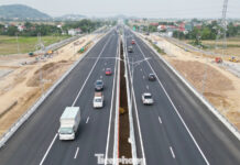 Elevated Overpass on North-South Expressway Through Ninh Binh Officially Opens to Traffic