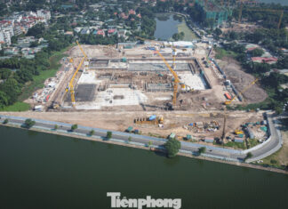 Hanoi: Pearl Theater Grand Construction Site Races Against Time