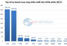 Tracking the Whale Money Flow on December 30: Proprietary Traders Heavily Accumulate Bank Stocks, Foreign Investors Return with Nearly 1 Trillion VND in Net Buying