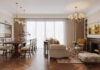 Luxurious Euro-American Interior Design for 110m² Apartments