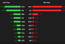 Foreign Block “Pours Money” in Strong Buying Session as VN-Index Surges 27 Points, Deploying Over 600 Billion to Scoop Up Two Blue-Chip Stocks