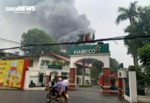 Massive Blaze Engulfs Hanoi Beer Factory (Habeco)
