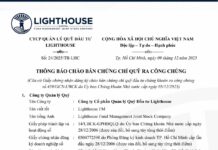 Lighthouse Capital Announces Public Offering of LHFCF Fund Certificates