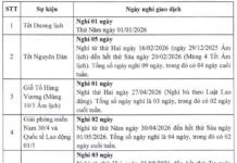Vietnamese Stock Market to Halt Trading for 12 Sessions