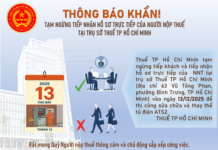 Urgent Notice from Ho Chi Minh City Tax Department: Residents, Please Take Note!