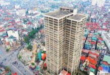 Kinh Bắc Acquires Owner of 28-Story ‘Skeleton’ Building on Lang Ha Street