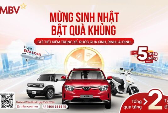 MBV: Celebrating 1 Year of Innovation with Over 2 Billion VND in Exciting Offers