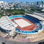 Up Close: Mỹ Đình Stadium’s New Turf Installation Promises End to ‘Playing Football on a Rice Paddy’