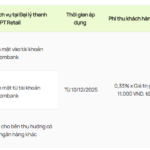 Vietcombank Customers: Updated Fees for Cash Withdrawals, Transfers, and Deposits at FPT Stores