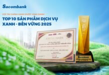 Sacombank’s Green Finance Package Ranked Among Top 10 Green & Sustainable Products/Services of 2025