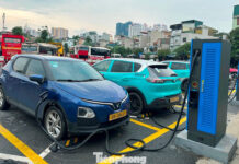 Hanoi Pilots 39 Charging Stations and Battery Swap Cabinets at Public Parking Lots