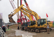 Hưng Yên’s Transportation Projects Face Material Shortages for Foundation Construction