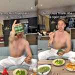 Western Tourists Go Wild Over Thanh Hóa Specialty, But Netizens Are Obsessed With His Unique Eating Style
