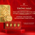 Bao Tin Manh Hai Announces 0.1 Tael Gold Product: Changes Effective Tomorrow (January 7th) – Customers Take Note!