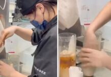 “Chinese Chagee Employee Uses Bare Hands to Prepare Drinks, Store Shut Down Immediately”
