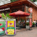 What Products Does Highlands Coffee Source from Halong Can Company?